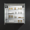 Tiempo 30" Wide x 30" Tall Bathroom Medicine Cabinet w/ LED Lighting & Defogger