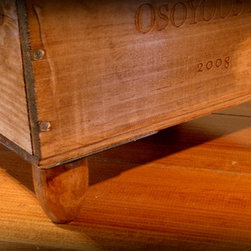 Wine box footstools - Footstools And Ottomans