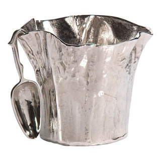 Artisan Ice Bucket With Scoop - Contemporary - Ice Tools And Buckets - by Verdugo Gift Company | Houzz