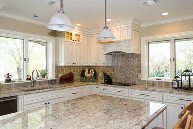 Elegant kitchen photo in Other