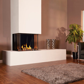 Luxe 3-sided Gas Fire Michael Miller collection