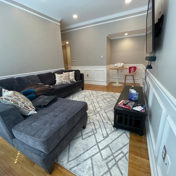 Home Improvement - Wainscoting + crownmoden + high-ending painting