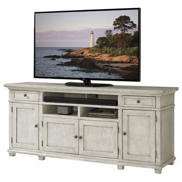 Lexington Oyster Bay Kings Point Large Media Console, Light Oyster Shell