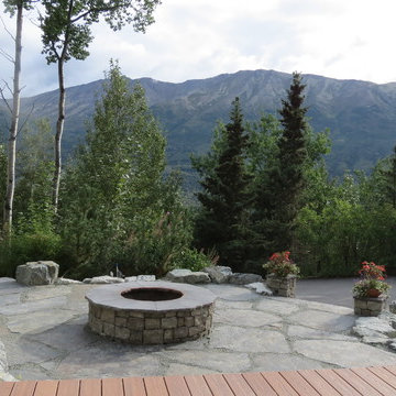 Fire pit terrace Eagle River Master Plan