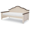 Brookhaven Youth Twin Daybed in Vintage Linen and Rustic Dark Elm Finish Wood