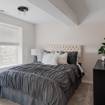 After - Bedroom Remodel - Recuperate in Relaxing Gray Tones
