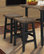 Pomona 26"H Wood Counter Stool, Black