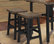 Pomona 26"H Wood Counter Stool, Black