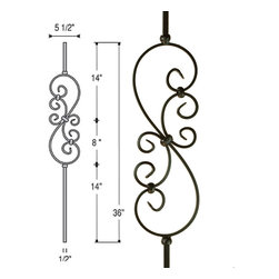 Knee Wall Iron Balusters - Products