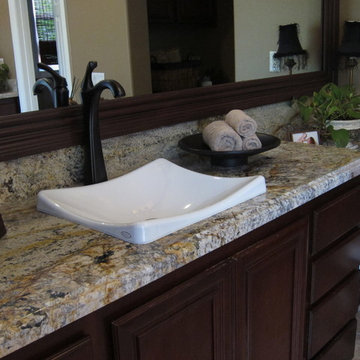 Transitional Mediterranean Master Bathroom - San Clemente