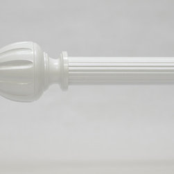 Custom 1 3/8 Inch Wood Drapery Hardware - Window Treatment Accessories