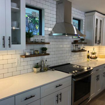Classic Kitchen Remodel with Statement Backsplash