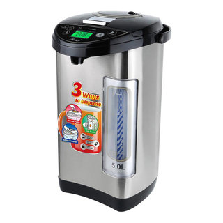 Costway Instant Electric Hot Water Boiler and Warmer, 5-Liter LCD