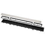 Mark E Industries - Goof Proof Linear Drain Grate Assembly - High quality linear drain grate assemblies are an option to the tiled-on drain insert. 48"