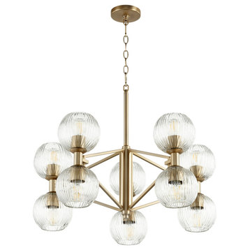 Helios Chandelier Small, Gold