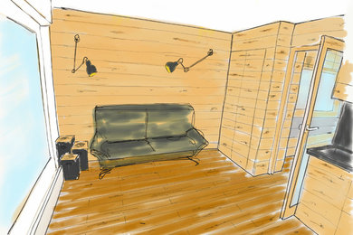 Projet : Rénovation d'un studio cabine, après deux projet proposé