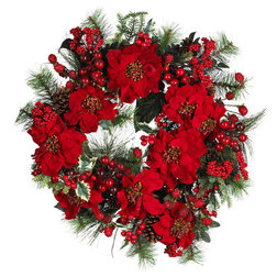 Traditional Wreaths And Garlands by Bathroom Marketplace