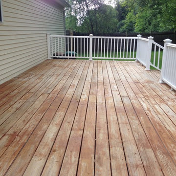 Wood deck cleaning, sealing and staining in Metro Atlanta GA