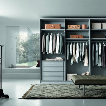 Tecnopolis Free Walk-in Closet Arrangement #8, Presotto Italy