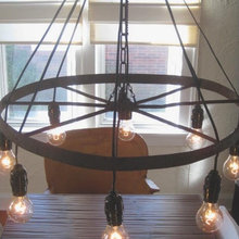 Wagon Wheel Chandelier