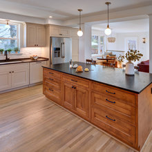 oak floor wood cabinet