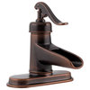Seville Aged Copper 20" Oval Drop-In Bath Sink with Ashfield Faucet Kit