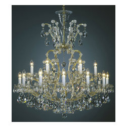 Inviting Home - Maria Theresa Crystal Chandelier - Chandeliers