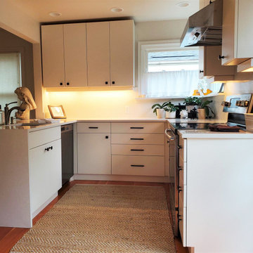 Alison’s Kitchen & Window Seat & Vanity