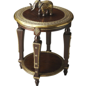 Natural Accent Table - Dark Brown