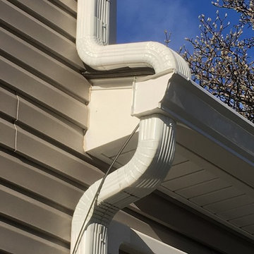Seamless Gutters, Leader, Downspouts, Fascia