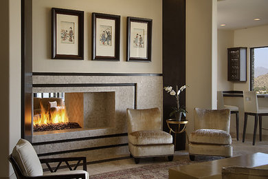 Inspiration for a contemporary living room remodel in Phoenix