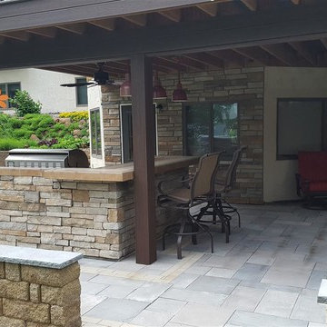 Cannon Lake Firepit Patio & Outdoor Kitchen