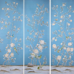 Hand painted Chinoiserie wallpaper - Products