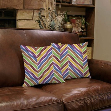 Striped Throw Pillows