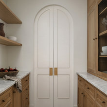 arched doorway for pantry