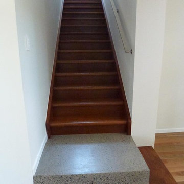 Timber and Concrete Staircase