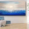 Coastal3 72x36 inches Original Large Modern Painting MADE TO ORDER