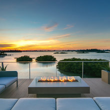 Fire place deck