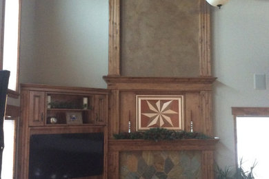 Fireplace mantle and Surround