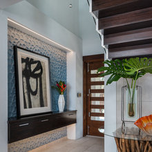 Foyer or wall interest - linear lighting
