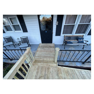 Varanda Ramp Custom Wheelchair Accessible Ramp | Decking - Veranda - Charlotte - by ...
