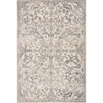 KAS - KAS Hue 4709 Ivory Azora Area Rug, 8'10"x13' - Sink your toes into our Hue Collection of rugs constructed of an incredibly silky, plush pile in lustrous colors. Ranging from distressed traditionals to modern transitionals, this collection can meld into any aesthetic often mixing traditional living into the everyday. Hue is machine woven in Turkey of a super soft polypropelene and has a plush 1/4" pile height.