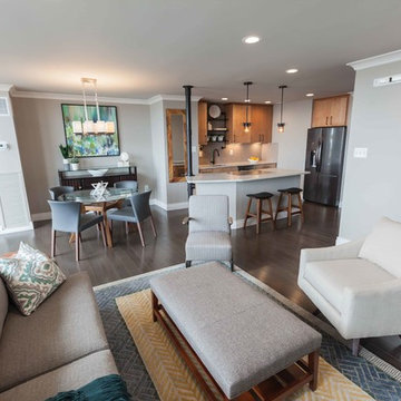 Warm Modern Meets Sophisticated Industrial