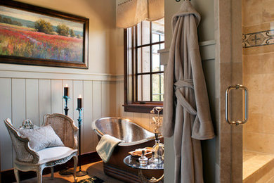 Example of a classic bathroom design in Other