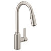 Moen One-Handle Pulldown Kitchen Faucet Spot Resist Stainless, 7882SRS