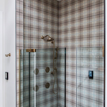 Western Springs Stylish Master Bathroom