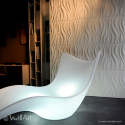 WallArt Waves-design - Wallpaper