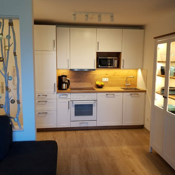 Küche Ferienwohnung "Bretterbude" in Kalifornien (Ostsee)