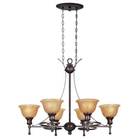 Designers Fountain Torrance 6 Light Chandelier in Tuscana