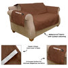 Furniture Cover, 100% Waterproof Protector Cover for Love Seat, Brown